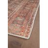 Tapis rectangle vintage rayé plat Kashan