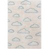 Tapis enfant coton crème tufté Nuage