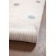 Tapis chambre enfant coton crème tufté Terrazzo