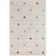 Tapis chambre enfant coton crème tufté Terrazzo