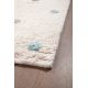 Tapis chambre enfant coton crème tufté Terrazzo