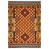 Tapis laine et coton avec franges plat kilim Azyan