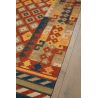 Tapis laine et coton avec franges plat kilim Azyan