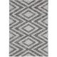 Tapis design plat gris intérieur et extérieur Cleo