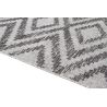 Tapis design plat gris intérieur et extérieur Cleo