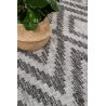 Tapis design plat gris intérieur et extérieur Cleo