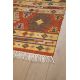 Tapis kilim laine et coton plat avec franges Bangui