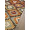 Tapis kilim plat laine et coton avec franges Bamako