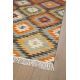 Tapis kilim plat laine et coton avec franges Bamako