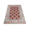 Tapis plat kilim avec franges laine et coton Folck