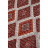 Tapis plat kilim avec franges laine et coton Folck