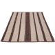 Tapis jute et laine plat moderne ethnique Solna