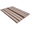 Tapis jute et laine plat moderne ethnique Solna