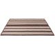 Tapis jute et laine plat moderne ethnique Solna