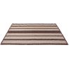 Tapis jute et laine plat moderne ethnique Solna