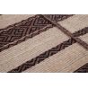 Tapis jute et laine plat moderne ethnique Solna