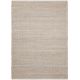 Tapis jute et coton plat moderne blanc kenza