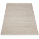 Tapis jute et coton plat moderne blanc kenza