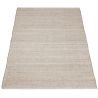 Tapis jute et coton plat moderne blanc kenza