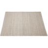 Tapis jute et coton plat moderne blanc kenza