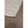 Tapis jute et coton plat moderne blanc kenza