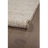 Tapis jute et coton plat moderne blanc kenza