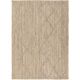 Tapis naturel jute graphique plat rectangle Louxor