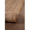 Tapis jute design naturel plat intérieur Mila