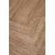 Tapis jute design naturel plat intérieur Mila