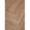 Tapis jute design naturel plat intérieur Mila