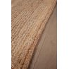 Tapis jute design naturel plat intérieur Mila