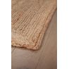 Tapis jute design naturel plat intérieur Mila