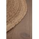 Tapis rond jute plat moderne Knit