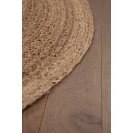 Tapis rond jute plat moderne Knit