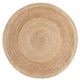 Tapis rond jute plat moderne Knit