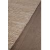 Tapis moderne naturel avec franges graphique Lyna