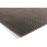 Tapis moderne laine et viscose courbe Native