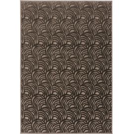 Tapis laine et viscose moderne courbe Moda