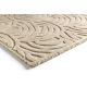 Tapis laine et viscose moderne courbe Moda