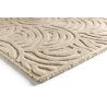 Tapis laine et viscose moderne courbe Moda