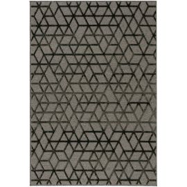 Tapis scandinave laine et viscose géométrique Boubou