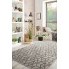 Tapis scandinave laine et viscose géométrique Boubou