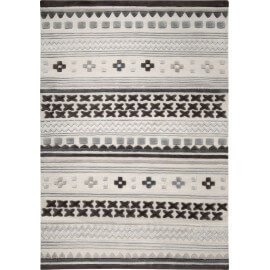 Tapis du Népal en pure laine gris Ethnic Chic Esprit Home