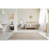 Tapis laine et viscose berbère avec franges ethnique Solenna