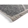 Tapis laine et viscose berbère avec franges ethnique Solenna
