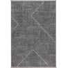 Tapis laine et viscose berbère avec franges ethnique Solenna