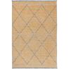 Tapis berbère avec franges ethnique laine et viscose Kabyle
