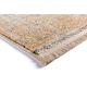 Tapis abstrait avec franges moderne beige Streaks