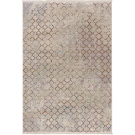 Tapis vintage rayé avec franges intérieur Dedalo