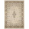 Tapis viscose courtes mèches vintage rayé Chiraz